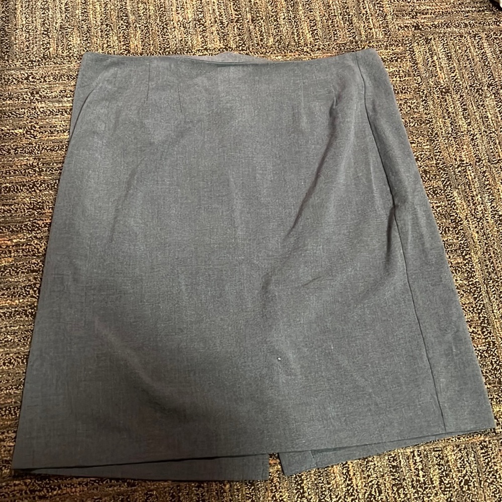 Dark grey pencil skirt